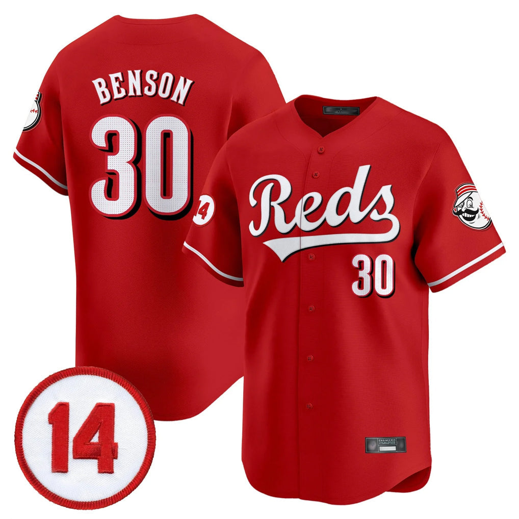 Jamed C.Reds #30 Ken Griffey Player Red Vapor Premier Limited Home Stitched Jerseys