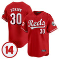 Jamed C.Reds #30 Ken Griffey Player Red Vapor Premier Limited Home Stitched Jerseys