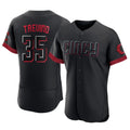 Jamed C.Reds #35 Jose Trevino Player Black City Connect Limited Elite Home Stitched Jerseys