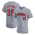 Jamed C.Reds #35 Jose Trevino Player Gray Limited Elite Home Stitched Jerseys