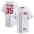 Jamed C.Reds #35 Jose Trevino Player White Game Home Stitched Jerseys