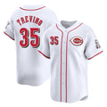 Jamed C.Reds #35 Jose Trevino Player White Home Limited Stitched Jerseys