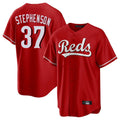 Jamed C.Reds #37 Tyler Stephenson Player Red Home Game Stitched Jerseys