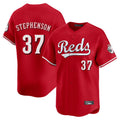 Jamed C.Reds #37 Tyler Stephenson Player Red Home Limited Stitched Jerseys