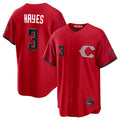 Jamed C.Reds #3 Ke'Bryan Hayes Player Red 2026 City Connect Home Game Stitched Jerseys