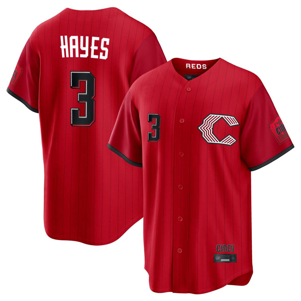 Jamed C.Reds #3 Ke'Bryan Hayes Player Red 2026 City Connect Home Game Stitched Jerseys
