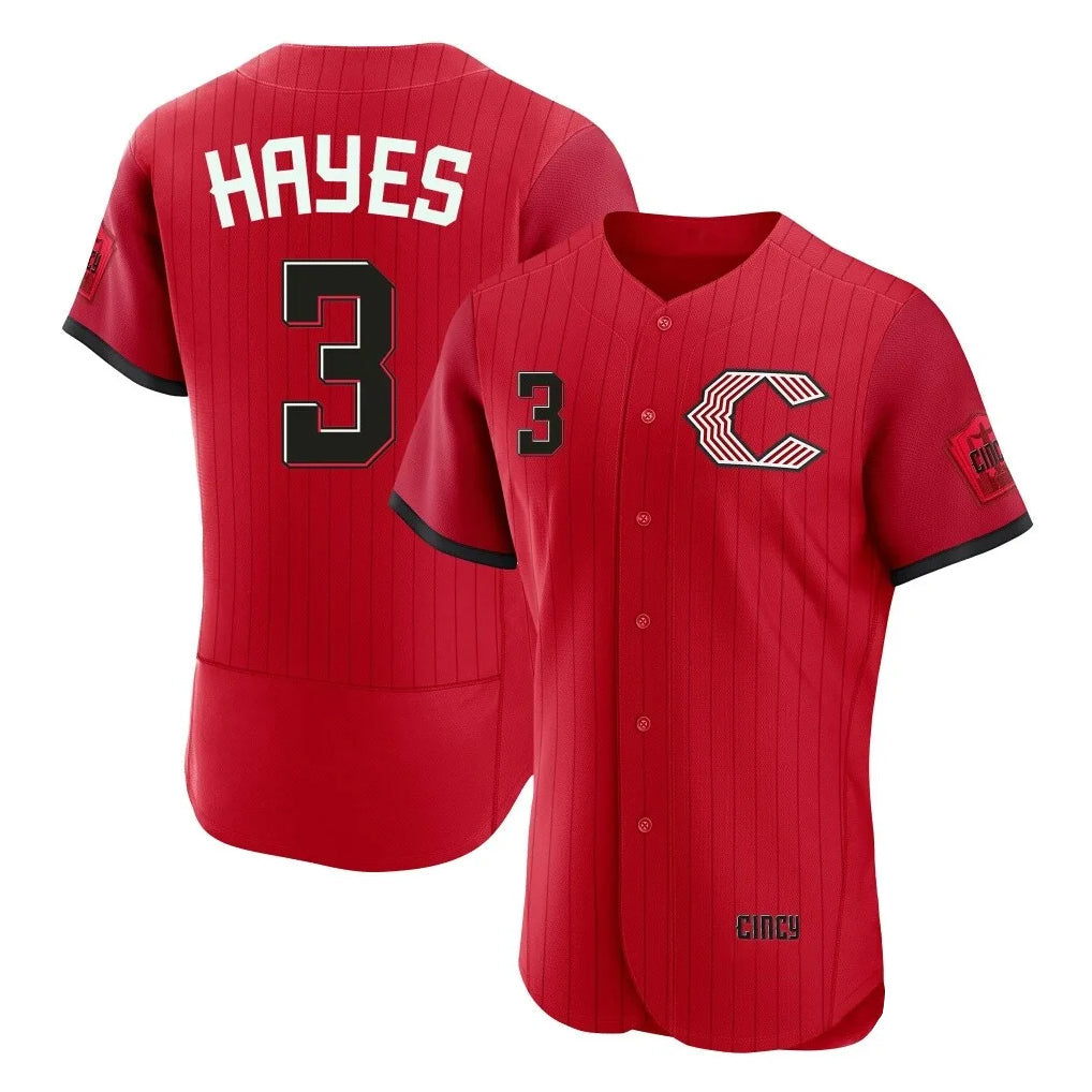 Jamed C.Reds #3 Ke'Bryan Hayes Player Red 2026 City Connect Limited Elite Home Stitched Jerseys