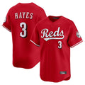 Jamed C.Reds #3 Ke'Bryan Hayes Player Red Home Limited Stitched Jerseys