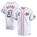 Jamed C.Reds #3 Ke'Bryan Hayes Player White Speedway Classic Home Limited Stitched Jerseys