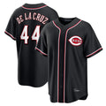 Jamed C.Reds #44 Elly De La Cruz Player Black Fashion Out Home Game Stitched Jerseys