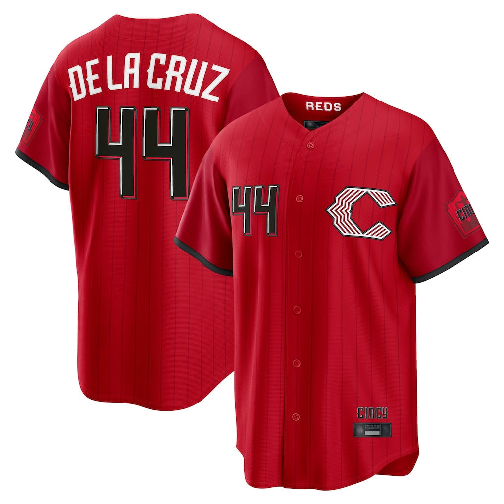Jamed C.Reds #44 Elly De La Cruz Player Red 2026 City Connect Home Game Stitched Jerseys