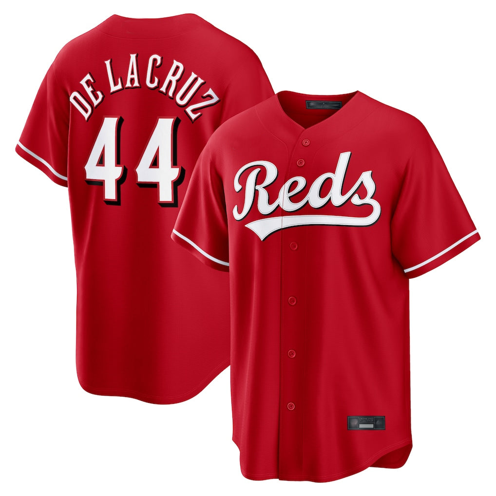 Jamed C.Reds #44 Elly De La Cruz Player Red Home Game Stitched Jerseys