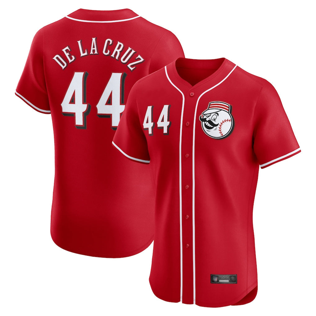 Jamed C.Reds #44 Elly De La Cruz Player Red Limited Elite Home Game Stitched Jerseys