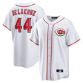 Jamed C.Reds #44 Elly De La Cruz Player White Game Home Stitched Jerseys