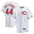 Jamed C.Reds #44 Elly De La Cruz Player White Home Game Stitched Jerseys