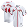 Jamed C.Reds #44 Elly De La Cruz Player White Home Limited Stitched Jerseys