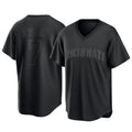 Jamed C.Reds #7 Spencer Steer Player Black T-shirt Game Home Stitched Jerseys