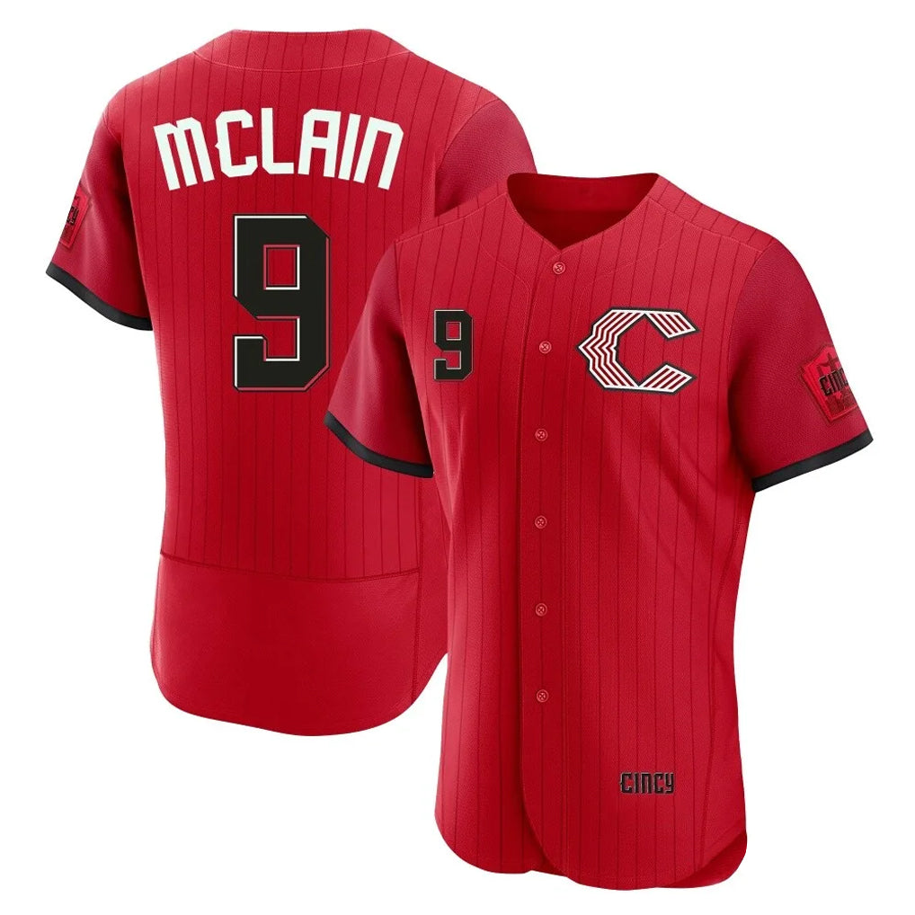 Jamed C.Reds #9 Matt McLain Player Red 2026 City Connect Limited Elite Home Stitched Jerseys
