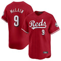Jamed C.Reds #9 Matt McLain Player Red Home Limited Stitched Jerseys