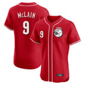 Jamed C.Reds #9 Matt McLain Player Red Limited Elite Home Game Stitched Jerseys