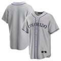 Jamed C.Rockies Gray Game Home Blank Player Stitched Jerseys