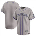 Jamed C.Rockies Gray Limited Home Blank Player Stitched Jerseys