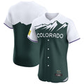 Jamed C.Rockies Green City Connect Limited Elite Home Blank Player Stitched Jerseys