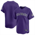 Jamed C.Rockies Purple Limited Home Blank Player Stitched Jerseys