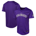 Jamed C.Rockies Purple Limited Home Game Blank Player Stitched Jerseys