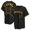 Jamed C.Rockies #19 Charlie Blackmon Player Black Snake Skin City Home Game Stitched Jerseys