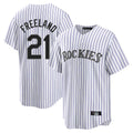 Jamed C.Rockies #21 Kyle Freeland Player White Game Home Stitched Jerseys