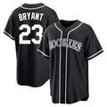 Jamed C.Rockies #23 Kris Bryant Player Black Fashion Out Home Game Stitched Jerseys