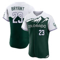 Jamed C.Rockies #23 Kris Bryant Player Green City Connect Limited Elite Home Stitched Jerseys