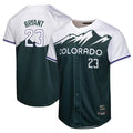 Jamed C.Rockies #23 Kris Bryant Player Green City Connect Limited Home Game Stitched Jerseys