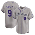 Jamed C.Rockies #9 Brenton Doyle Player Gray Limited Home Stitched Jerseys