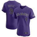 Jamed C.Rockies #9 Brenton Doyle Player Purple Limited Elite Home Stitched Jerseys