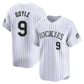 Jamed C.Rockies #9 Brenton Doyle Player White Limited Home Stitched Jerseys