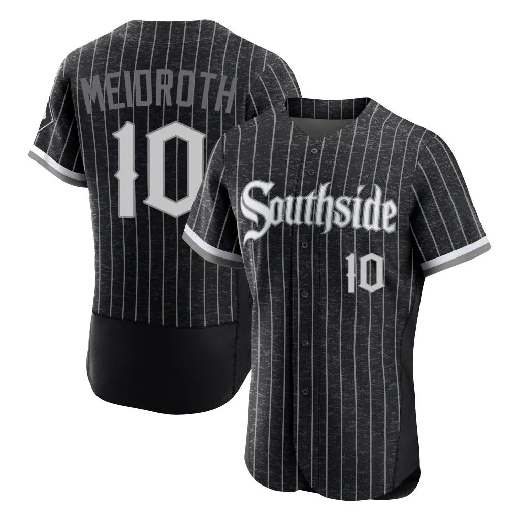 Jamed C.White Sox #10 Chase Meidroth Player Black City Connect Limited Elite Home Stitched Jerseys