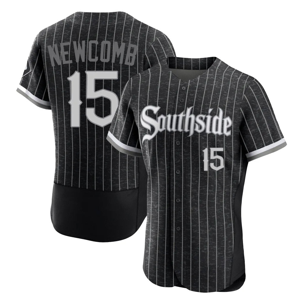 Jamed C.White Sox #15 Sean Newcomb Player Black City Connect Limited Elite Home Stitched Jerseys