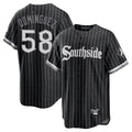Jamed C.White Sox #58 Seranthony Dom¨ªnguez Player Black City Connect Home Game Stitched Jerseys