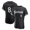 Jamed C.White Sox #8 Kyle Teel Player Black City Connect Limited Elite Home Stitched Jerseys