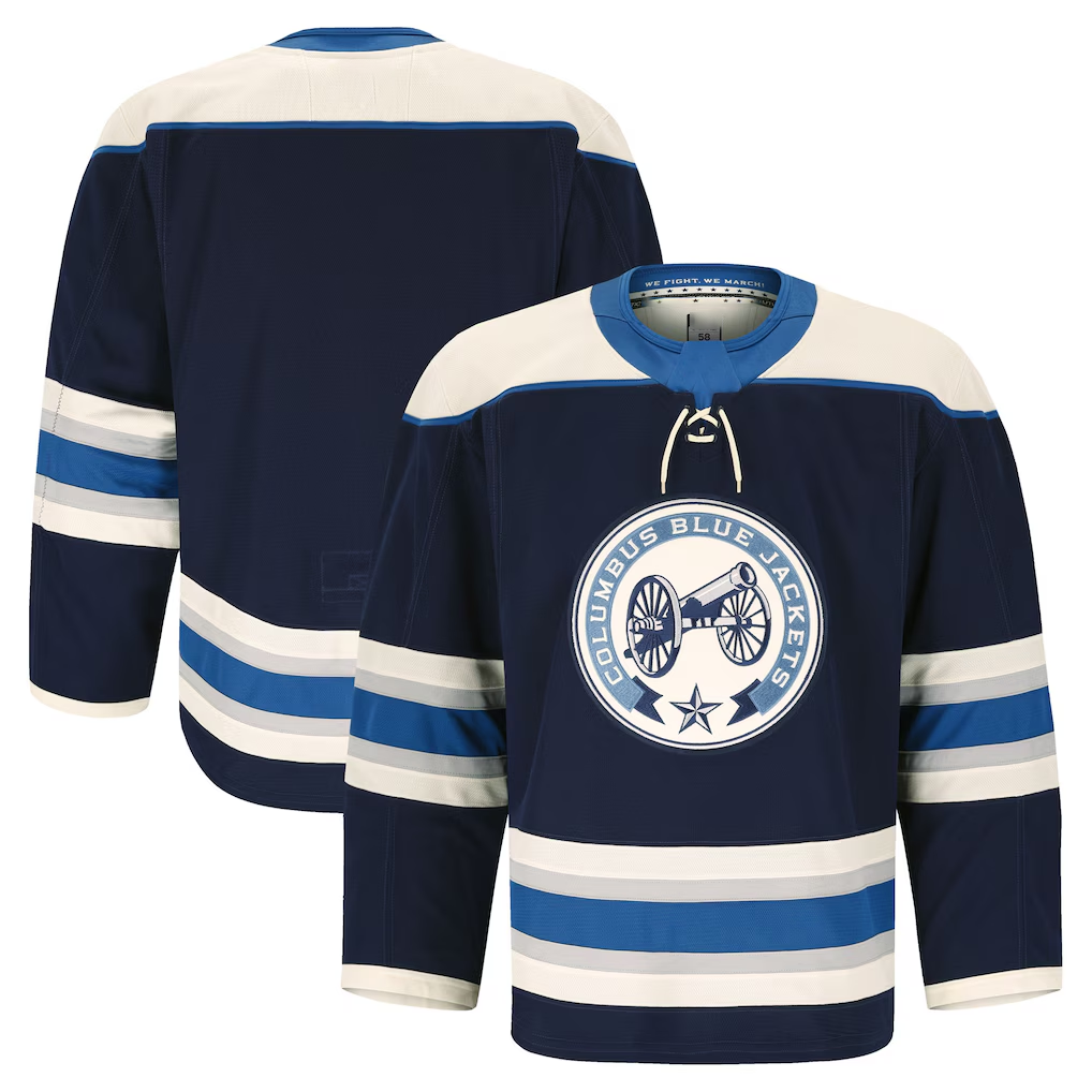 Jamed CB.Jackets Navy Alternate Authentic Pro Jersey