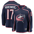 Jamed CB.Jackets #17 Mason Marchment Navy Home Premier Breakaway Player Jersey