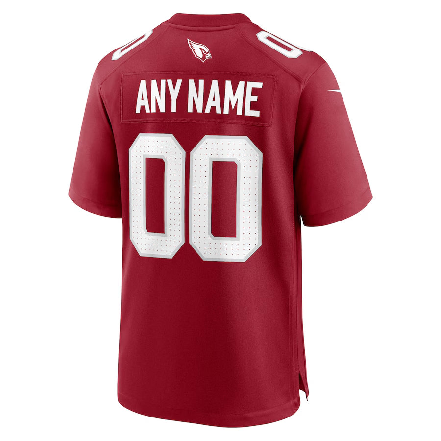 Jamed Custom A.Cardinals Red Replica Game Stitched Jerseys