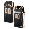 Jamed Custom A.Hawks Black 2025-26 City Edition Swingman Jerseys