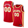 Jamed Custom A.Hawks Red Swingman Jerseys - Icon Edition