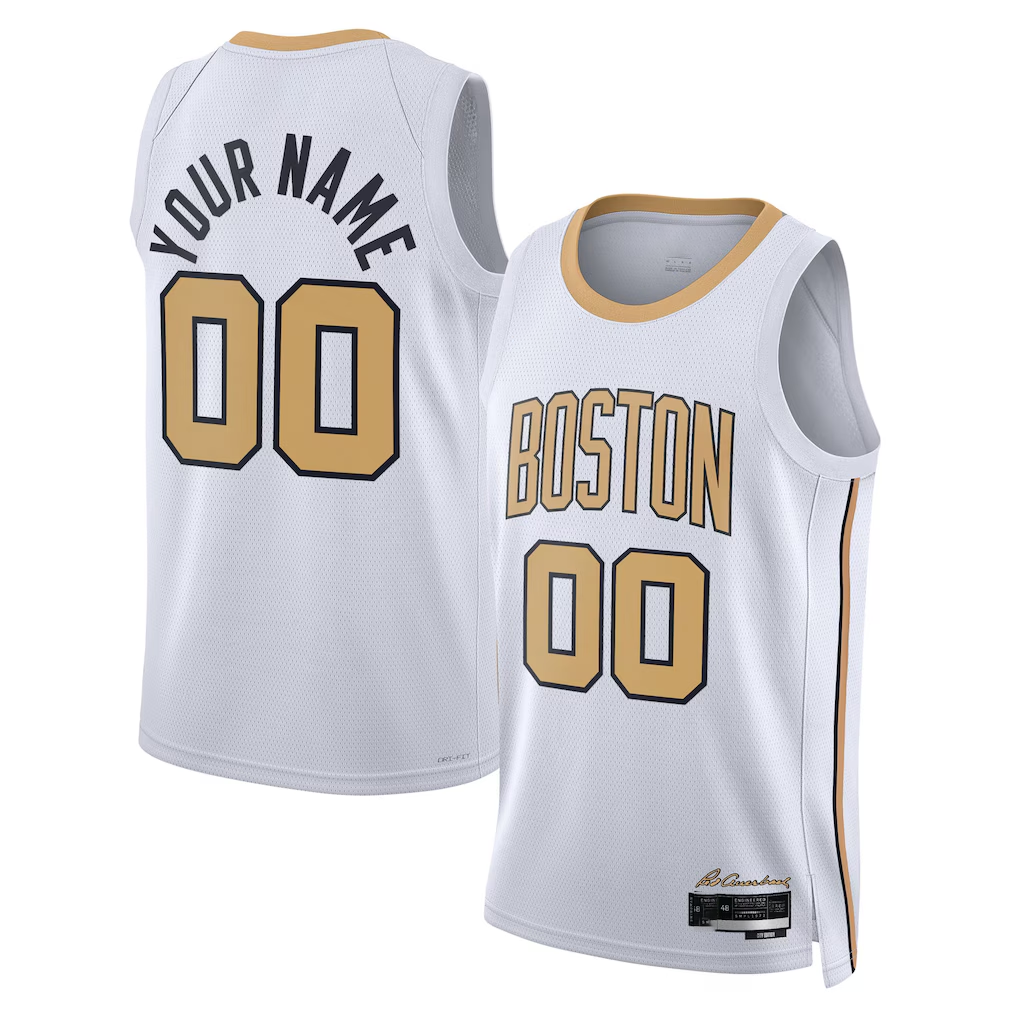 Jamed Custom B.Celtics White 202526 City Edition Swingman Jerseys