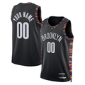 Jamed Custom B.Nets Black 202526 City Edition Swingman Jerseys