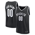 Jamed Custom B.Nets Black Fast Break Jerseys - Icon Edition
