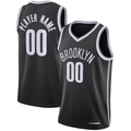 Jamed Custom B.Nets Black Swingman Jerseys - Icon Edition